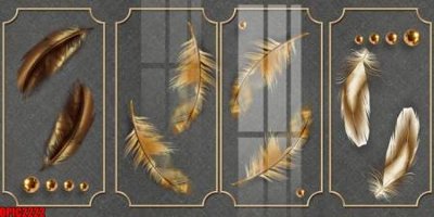 File in ấn file tranh bộ decor in treo tường tráng gương OPIC2222 (bản gốc) từ file gốc