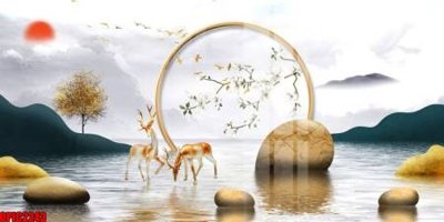 File PSD file tranh bộ decor in treo tường tráng gương OPIC2243 (chất lượng in ấn)