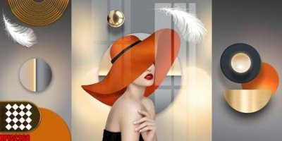 File gốc file tranh bộ decor in treo tường tráng gương OPIC2268 (cho in ấn) độc quyền