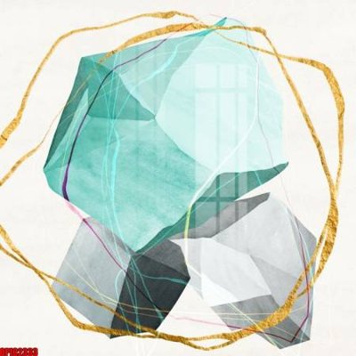 File tranh gốc file tranh bộ decor in treo tường tráng gương OPIC2333 (bản quyền) độc đáo