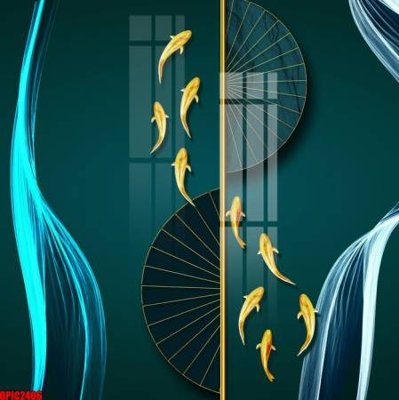 Tải file file tranh bộ decor in treo tường tráng gương OPIC2406 (ảnh gốc) in gạch 3D