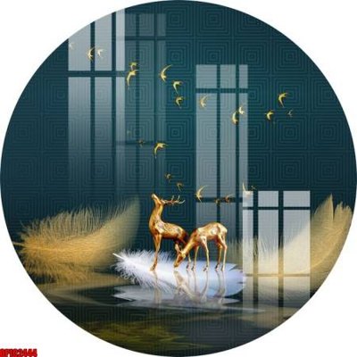 File PSD in ấn file tranh bộ decor in treo tường tráng gương OPIC2444 (chất lượng cao)