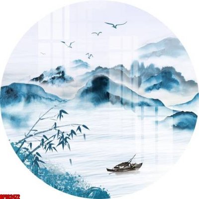 File gốc file tranh bộ decor in treo tường tráng gương OPIC2472 (in mica) cắt laser