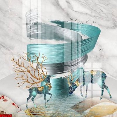 File in mica file tranh bộ decor in treo tường tráng gương OPIC2512 (bản gốc) sắc sảo