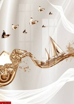 File tranh file tranh bộ decor in treo tường tráng gương OPIC2533 (gốc) chủ đề động vật