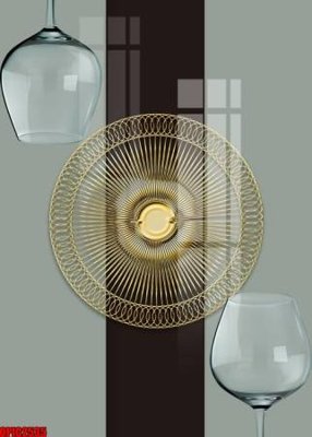 Tải file file tranh bộ decor in treo tường tráng gương OPIC2535 (gốc) chủ đề phong thủy