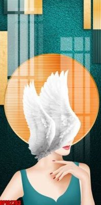 File tranh file tranh bộ decor in treo tường tráng gương OPIC2783 (bản gốc) in lụa dán tường