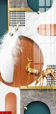 Download file gốc file tranh bộ decor in treo tường tráng gương OPIC2795 (in lụa) tranh 3D