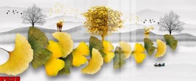 File ảnh file tranh bộ decor in treo tường tráng gương OPIC2816 (gốc) dùng in Pano