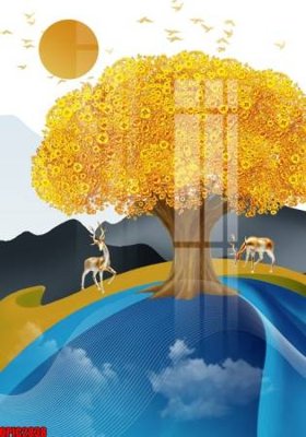 Cung cấp file tranh gốc file tranh bộ decor in treo tường tráng gương OPIC2838 độc quyền