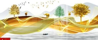 File in lụa file tranh bộ decor in treo tường tráng gương OPIC2862 (hoa văn) file tranh bộ decor in treo tường tráng gương OPIC2862