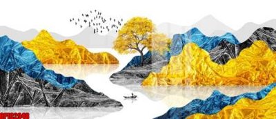 Tải về hình ảnh gốc file tranh bộ decor in treo tường tráng gương OPIC2948 sắc nét