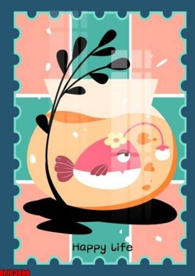 Download file gốc file tranh bộ decor in treo tường tráng gương OPIC3000 (in mica) 3D