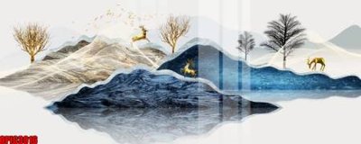 Download file file tranh bộ decor in treo tường tráng gương OPIC3016 (gốc) in mica đèn LED