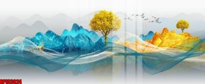 File ảnh file tranh bộ decor in treo tường tráng gương OPIC3024 (gốc) in PP, decal