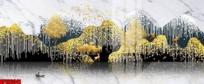 File tranh ảnh gốc file tranh bộ decor in treo tường tráng gương OPIC3041 dùng cho in khổ lớn