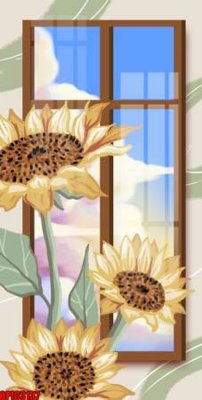 File ảnh file tranh bộ decor in treo tường tráng gương OPIC3137 (gốc) cho trang trí nội thất