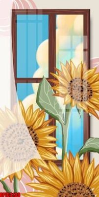 File gốc file tranh bộ decor in treo tường tráng gương OPIC3139 (in lụa) trang trí tường