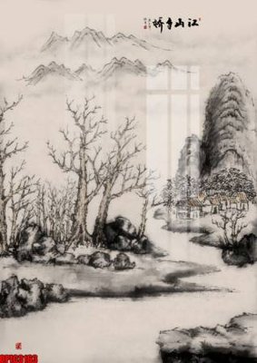 Tải file PSD file tranh bộ decor in treo tường tráng gương OPIC3163 (nguyên layer) để in