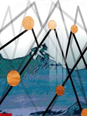 Chi tiết file ảnh file tranh bộ decor in treo tường tráng gương OPIC3216 sắc nét