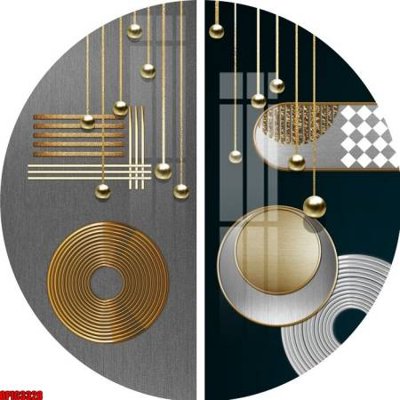 File gốc file tranh bộ decor in treo tường tráng gương OPIC3328 (phiên bản chuẩn) để in ấn