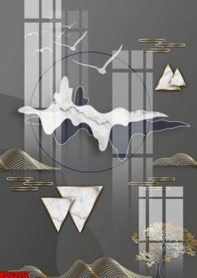 File gốc file tranh bộ decor in treo tường tráng gương OPIC3372 (in ấn) không giới hạn