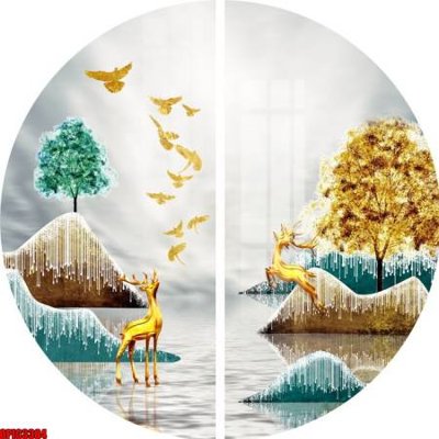 File tranh file tranh bộ decor in treo tường tráng gương OPIC3384 (bản gốc) in canvas