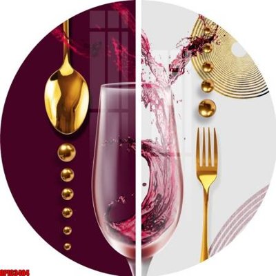 Download file gốc file tranh bộ decor in treo tường tráng gương OPIC3404 (in lụa) hoa lá