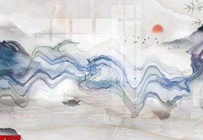 File gốc in ấn file tranh bộ decor in treo tường tráng gương OPIC3447 chuẩn màu CMYK