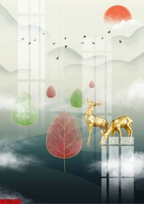 File tranh file tranh bộ decor in treo tường tráng gương OPIC3478 (gốc) chủ đề con người