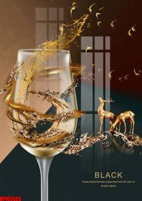 File gốc file tranh bộ decor in treo tường tráng gương OPIC3525 (in tráng gương) sang trọng