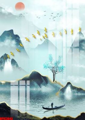 File gốc in ấn file tranh bộ decor in treo tường tráng gương OPIC3643 (sẵn sàng tải về)