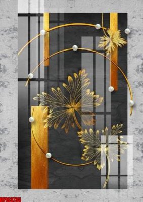 File tranh file tranh bộ decor in treo tường tráng gương OPIC3735 (file gốc) chuẩn màu in