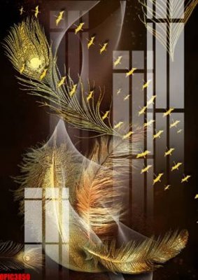 File tranh ảnh gốc file tranh bộ decor in treo tường tráng gương OPIC3850 dùng cho in khổ lớn