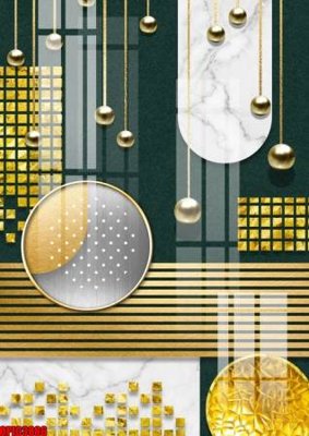 File tranh file tranh bộ decor in treo tường tráng gương OPIC3886 (file gốc) chủ đề phong thủy