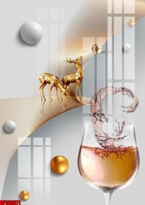 File gốc file tranh bộ decor in treo tường tráng gương OPIC3971 (in lụa) trang trí tường