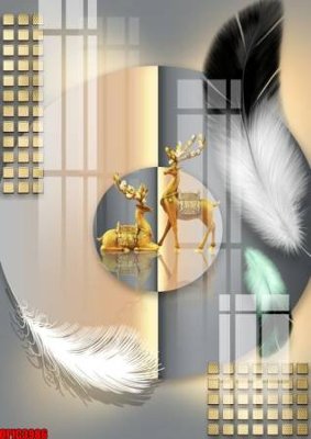 Tải file file tranh bộ decor in treo tường tráng gương OPIC3986 (gốc) in ấn ngay lập tức