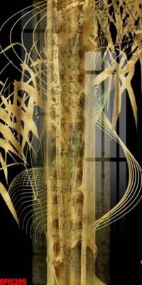 File gốc file tranh bộ decor in treo tường tráng gương OPIC399 (cho in 3D) độc đáo