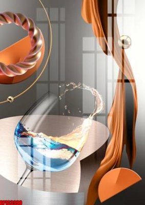 File in trần file tranh bộ decor in treo tường tráng gương OPIC3990 (file gốc) xuyên sáng