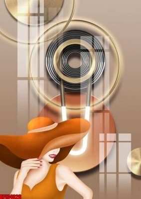 File gốc in tráng gương file tranh bộ decor in treo tường tráng gương OPIC4026 chi tiết