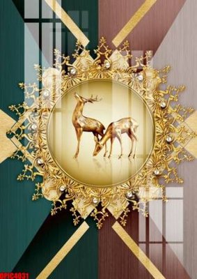 File gốc file tranh bộ decor in treo tường tráng gương OPIC4031 (PSD/TIFF) độ phân giải cao