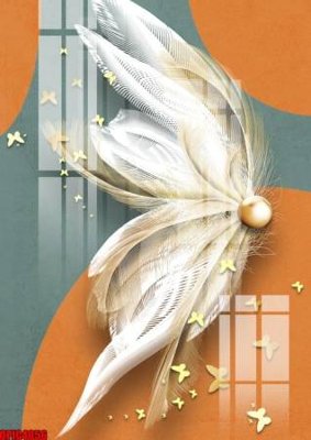 Download file gốc file tranh bộ decor in treo tường tráng gương OPIC4056 (in lụa) tranh 3D