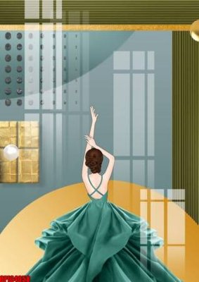 File gốc in ấn file tranh bộ decor in treo tường tráng gương OPIC4058 chuẩn màu CMYK