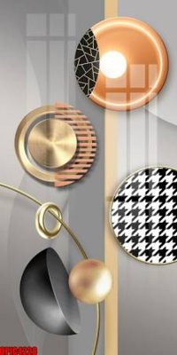 File tranh file tranh bộ decor in treo tường tráng gương OPIC4228 (gốc) chủ đề động vật