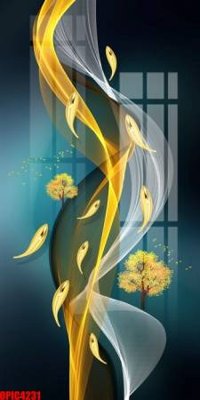 File tranh in trần 3D file tranh bộ decor in treo tường tráng gương OPIC4231 (ảnh gốc)