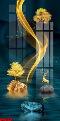 File in trần file tranh bộ decor in treo tường tráng gương OPIC4234 (bản gốc) đại dương