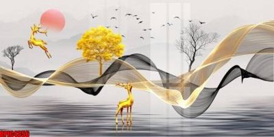 File in ấn chuyên nghiệp file tranh bộ decor in treo tường tráng gương OPIC4356 (file gốc)