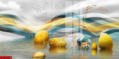 Mua file tranh gốc file tranh bộ decor in treo tường tráng gương OPIC4371 tại Filetranh.com