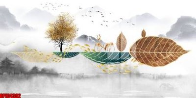 File gốc file tranh bộ decor in treo tường tráng gương OPIC4392 (phong cách) cổ điển