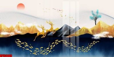 File gốc file tranh bộ decor in treo tường tráng gương OPIC4449 (chủ đề hiện đại) trang trí